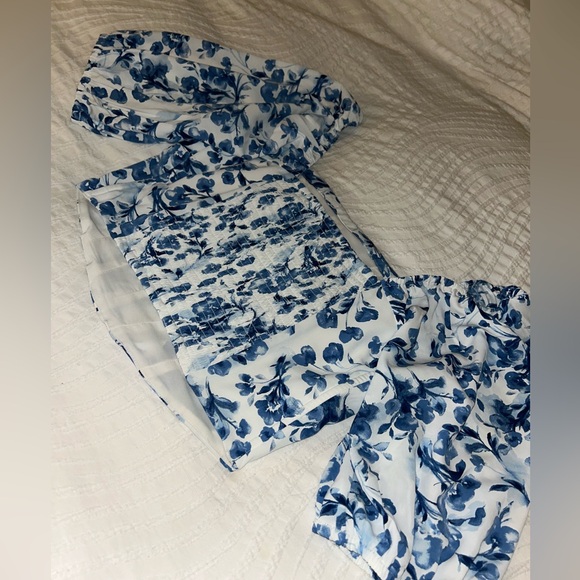 Abercrombie puff sleeve crop top M - Picture 5 of 9